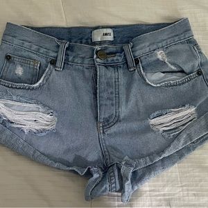 Amuse society Jean shorts